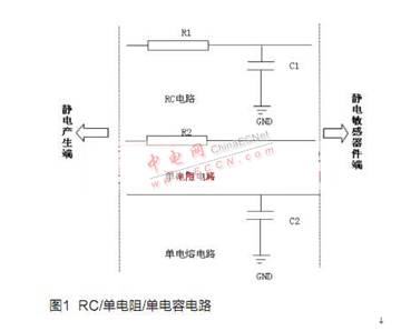 RC電路或者單電阻、單電容電路