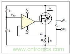 圖1：MOSFET的電阻變化，功能上像是一只可變電阻