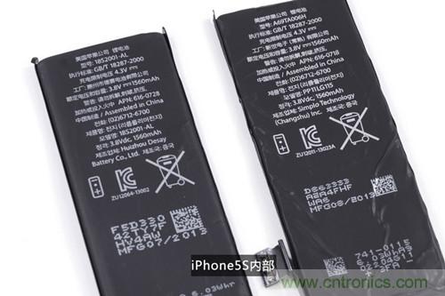 土豪金iPhone 5S拆解：內(nèi)部結(jié)構(gòu)升級(jí)，維修難度增加