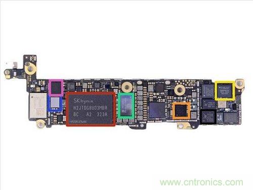 土豪金iPhone 5S拆解：內(nèi)部結(jié)構(gòu)升級(jí)，維修難度增加