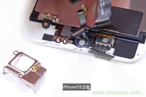 土豪金iPhone 5S拆解：內(nèi)部結(jié)構(gòu)升級(jí)，維修難度增加