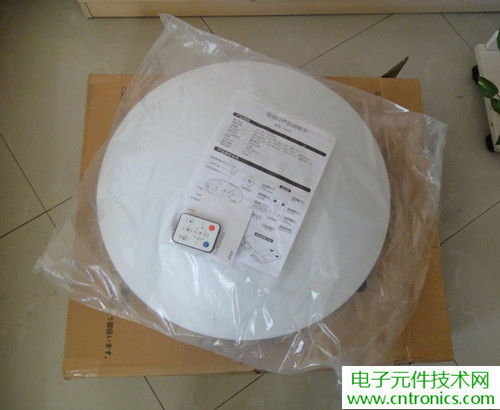 高端大氣上檔次！智能遙控調(diào)光LED吸頂燈拆解