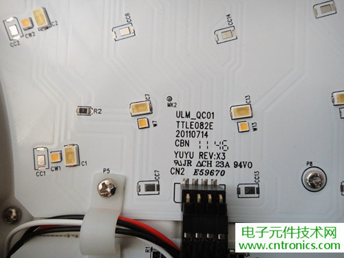 高端大氣上檔次！智能遙控調(diào)光LED吸頂燈拆解