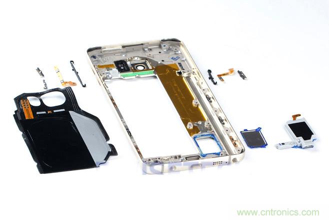 Galaxy Note5拆解，與S系列差距日漸模糊