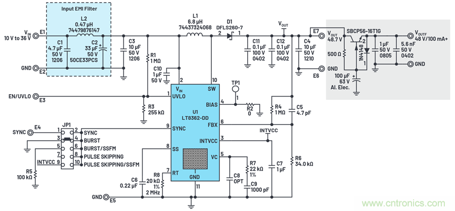 讓我們做一個超低噪聲、48 V、幻像麥克風電源怎么樣？