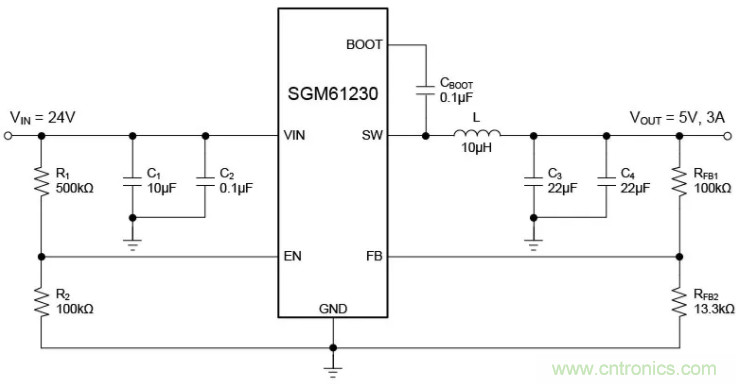 圣邦微電子同步降壓轉換器SGM61230，為抗擊極限過載而生