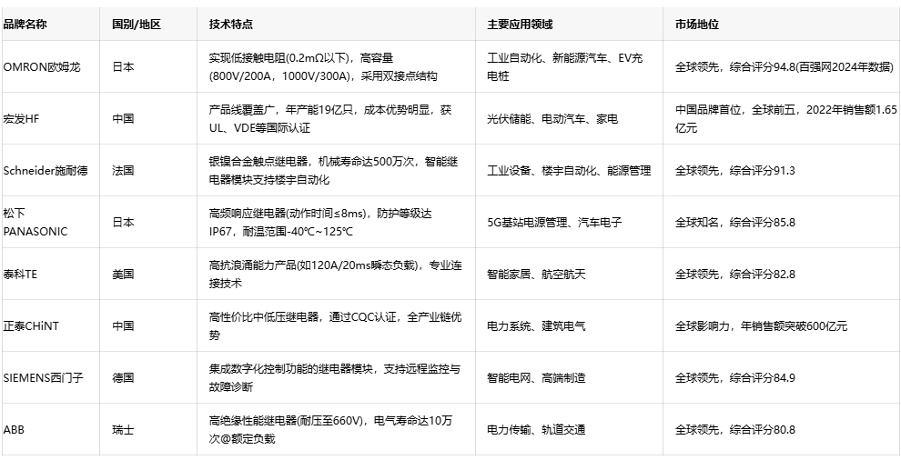 電力繼電器技術(shù)全景：原理、選型與品牌戰(zhàn)略