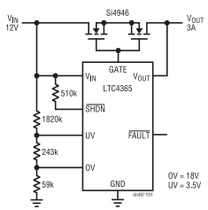 為敏感電路提供過(guò)壓及電源反接保護(hù)！