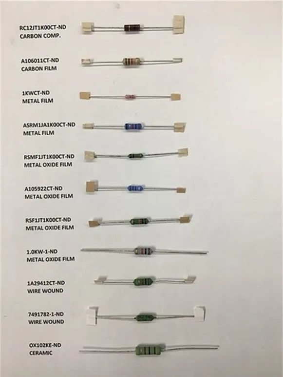 對照一下，你了解幾種電阻？