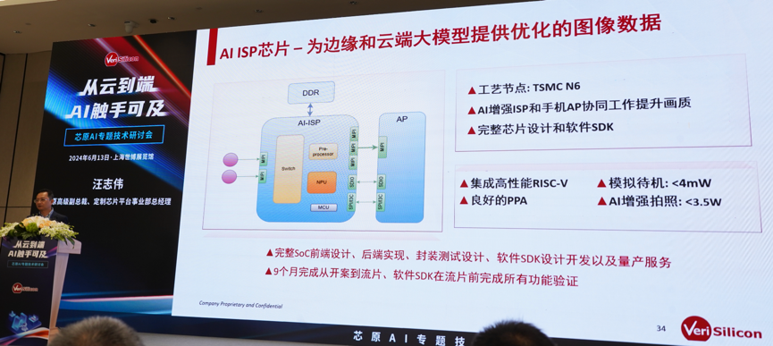 芯原汪志偉：芯原IP、平臺、軟件整套解決方案，助力AIGC算力進一步升級