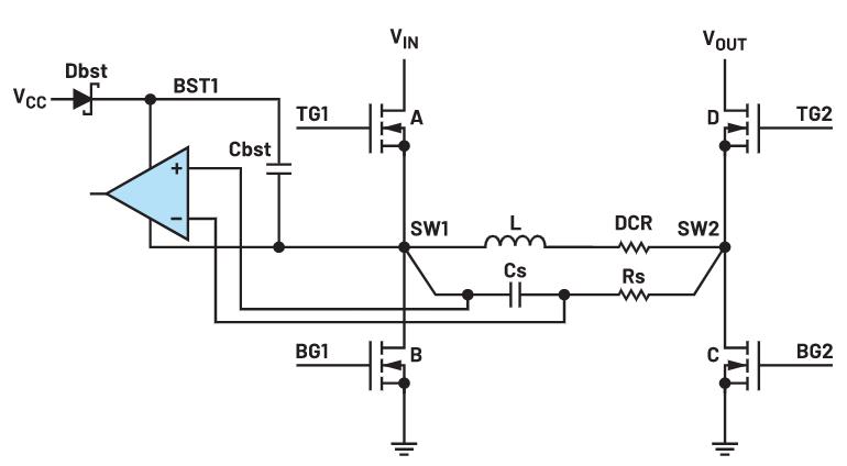 相對(duì)于傳統(tǒng)方案，電感DCR電流檢測的優(yōu)勢是......