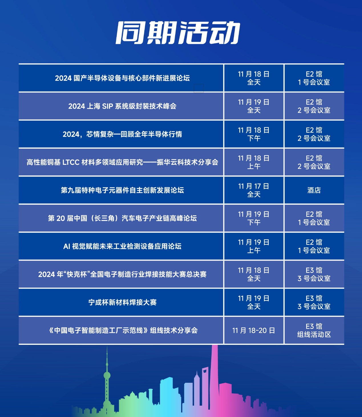 第104屆中國電子展精彩內(nèi)容搶先看，11月上海與您相約！