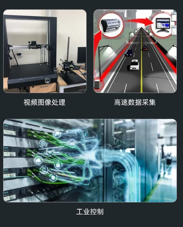 基于賽靈思、紫光芯片開(kāi)發(fā)的FPGA高速通信開(kāi)發(fā)板，適用于圖像處理、工業(yè)控制場(chǎng)景